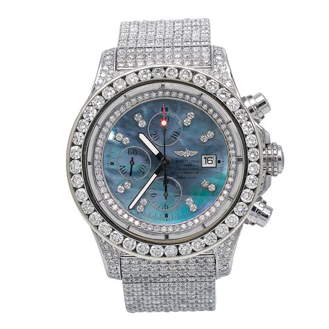 breitling iced out watches|luxury iced out watches.